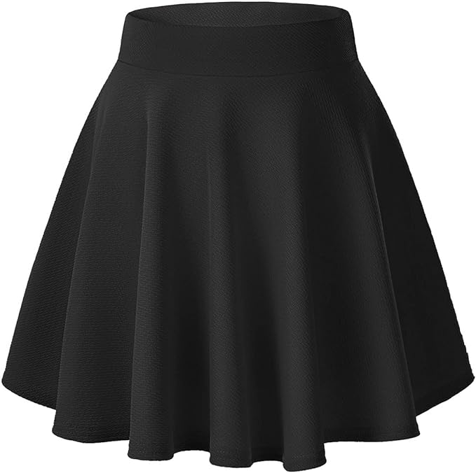 ALYNE Girl's/Women's Classic Stretchy All Time Classy Flared Skater Skirt